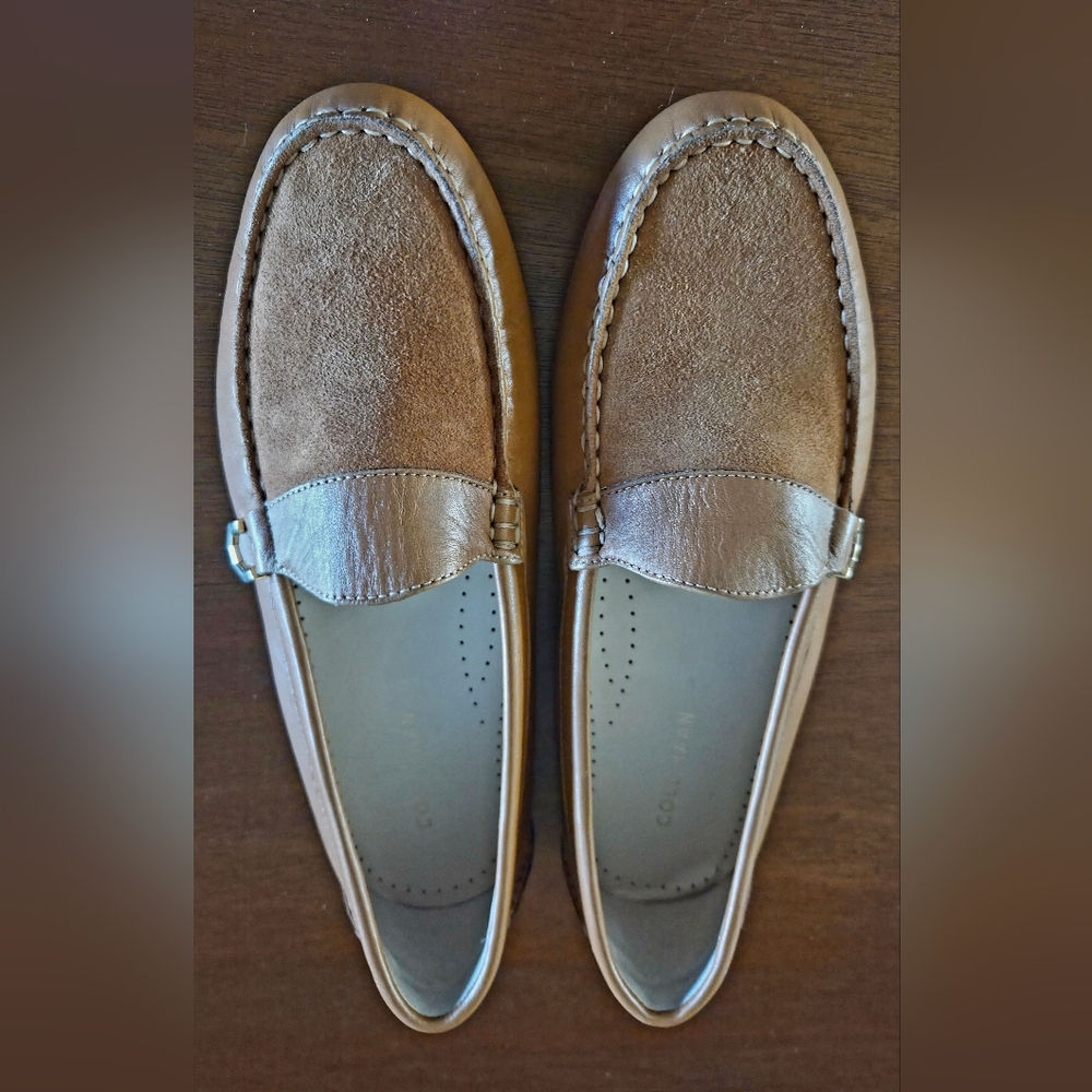 Cole Haan Tan Leather Loafers